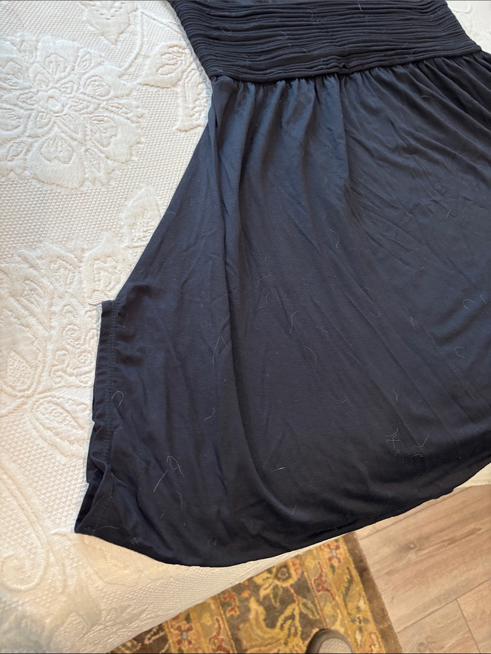 Max Studio Black Dress with Ruched Waist - Picture 11 of 11